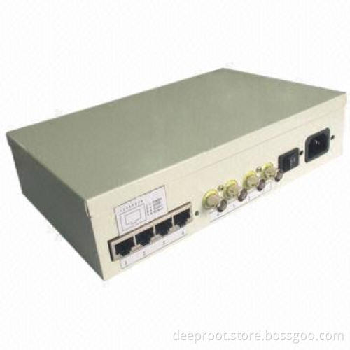 120W 12V/10A 8-channel PoE Adapter for CCTV Cameras, Long Distance Power Supply (500m Transfer)